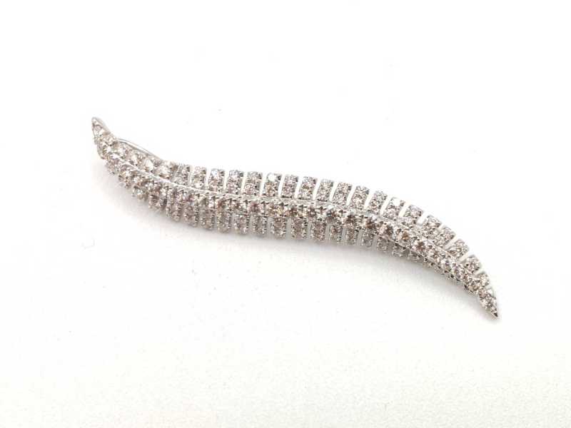 ダイヤモンド買取 ブローチ K18WG